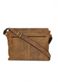 Vintage-Leder Umhängetasche, braun
